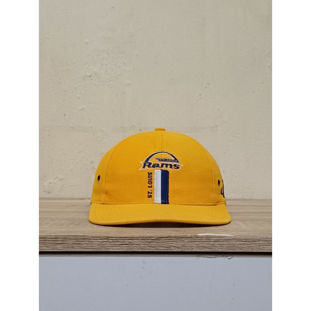 topi st louis rams vintage 90s logo athletic NFL proline second