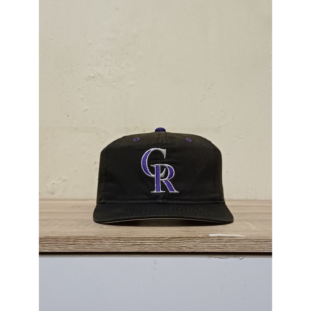topi vintage mlb colorado rockies outdoor cap second