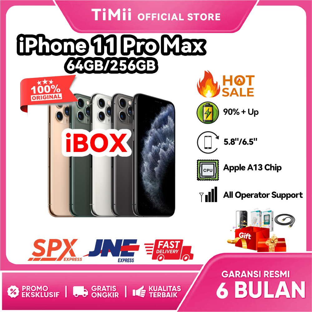 iPhone 11 Pro / 11 Pro Max 100% Original iBOX iP 11 Pro Max Second Bekas 64GB 256GB GOOD CONDITIONS 