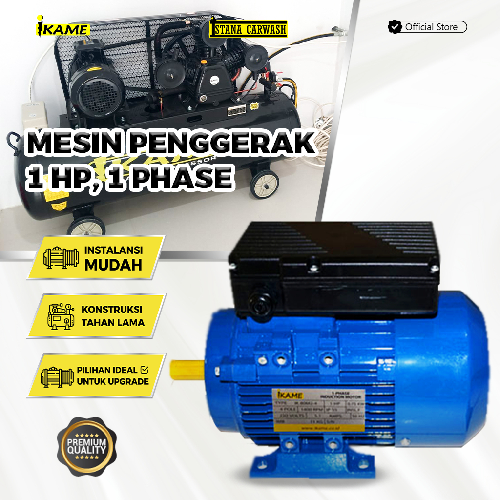 Kompresor Udara / Kompresor Angin Listrik / Air Compressor 1 PK - IKAME