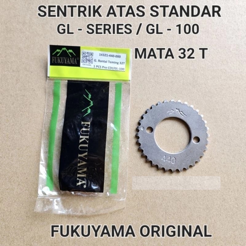 Gigi Timing Gir Sentrik Atas HONDA Gl Pro Series Gl100 CB FUKUYAMA Mata 32T