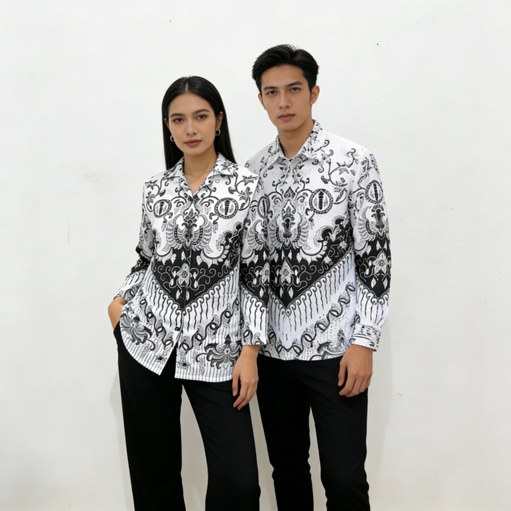 Berlanc Batik PGRI pria wanita terbaru lapisan furing bahan bsw atasan PGRI terbaru baju PGRI