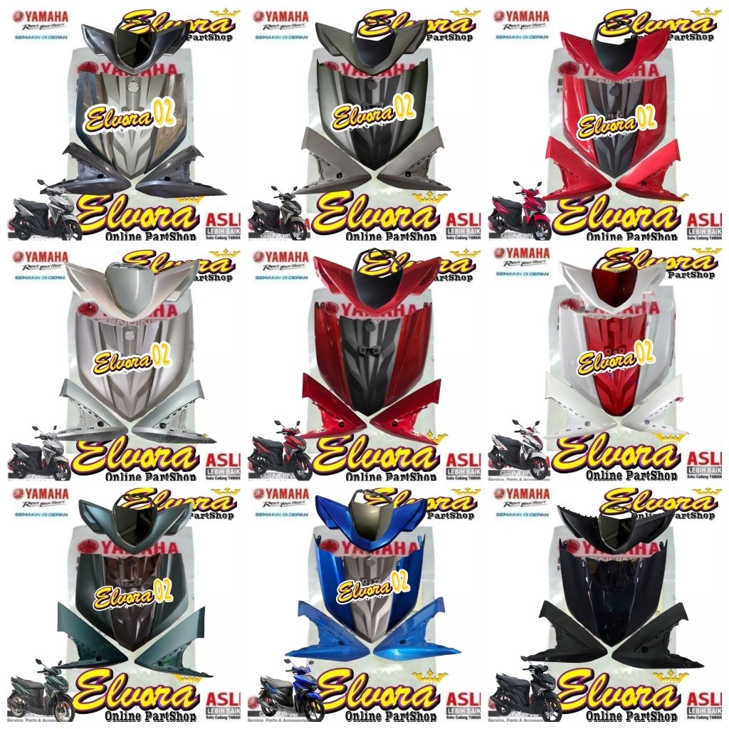 Cover paket body depan Yamaha Soul GT 125 Original