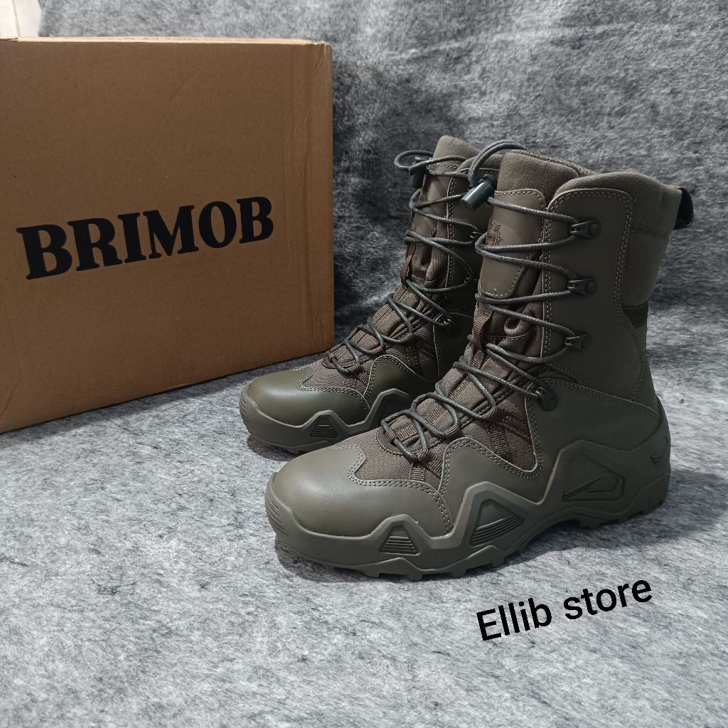Sepatu PDL Hijau Jatah Brimob Terbaru / Sepatu PDL Hijau Jatah Brimob / Sepatu PDL Hijau Brimob