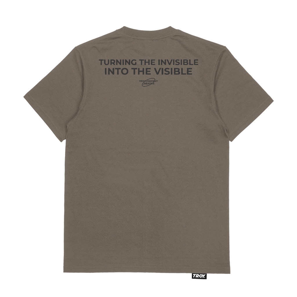 Troy Company Tshirt Maple Brown Visibly - Kaos Lengan Pendek Kaos Coklat Maple MTD 3480
