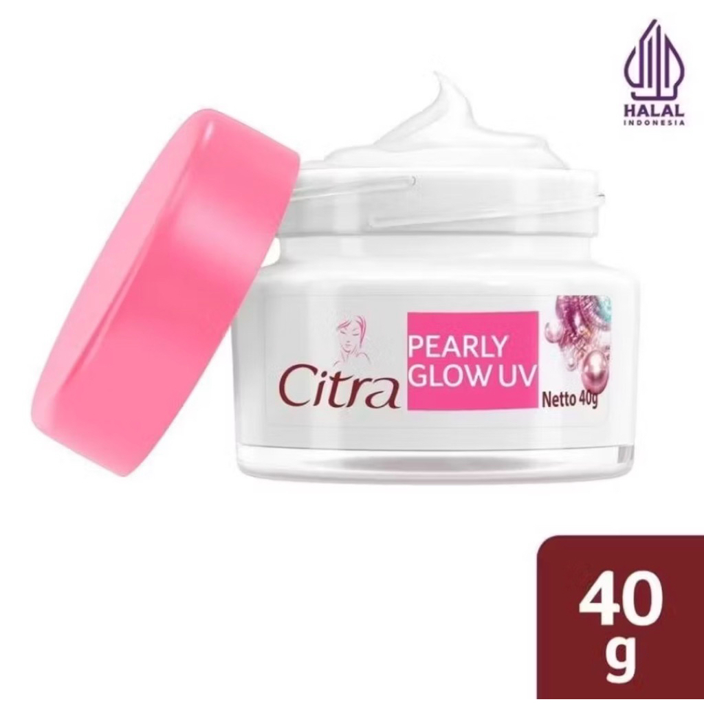 Citra Cream Wajah Pearly Glow UV 40gr [ 1 pc ] BPOM