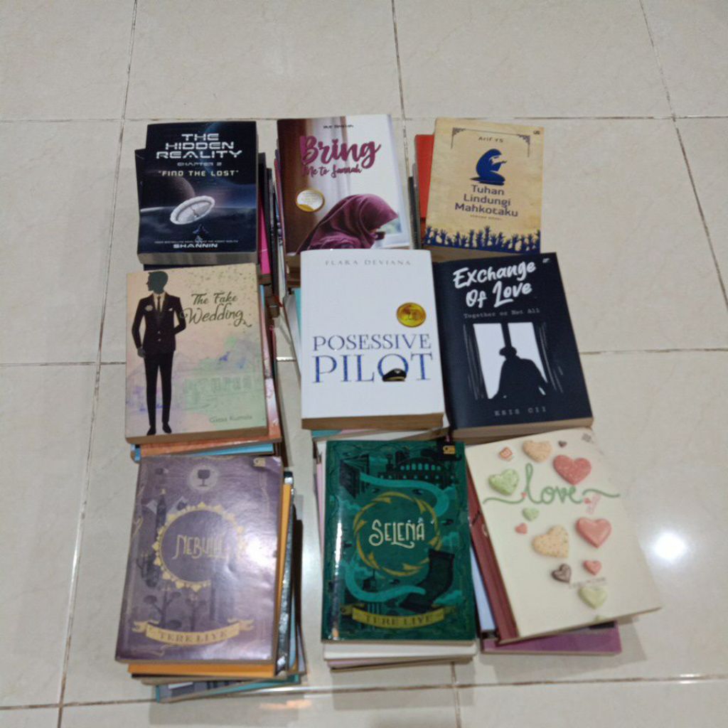 Preloved Novel - Novel Original Preloved