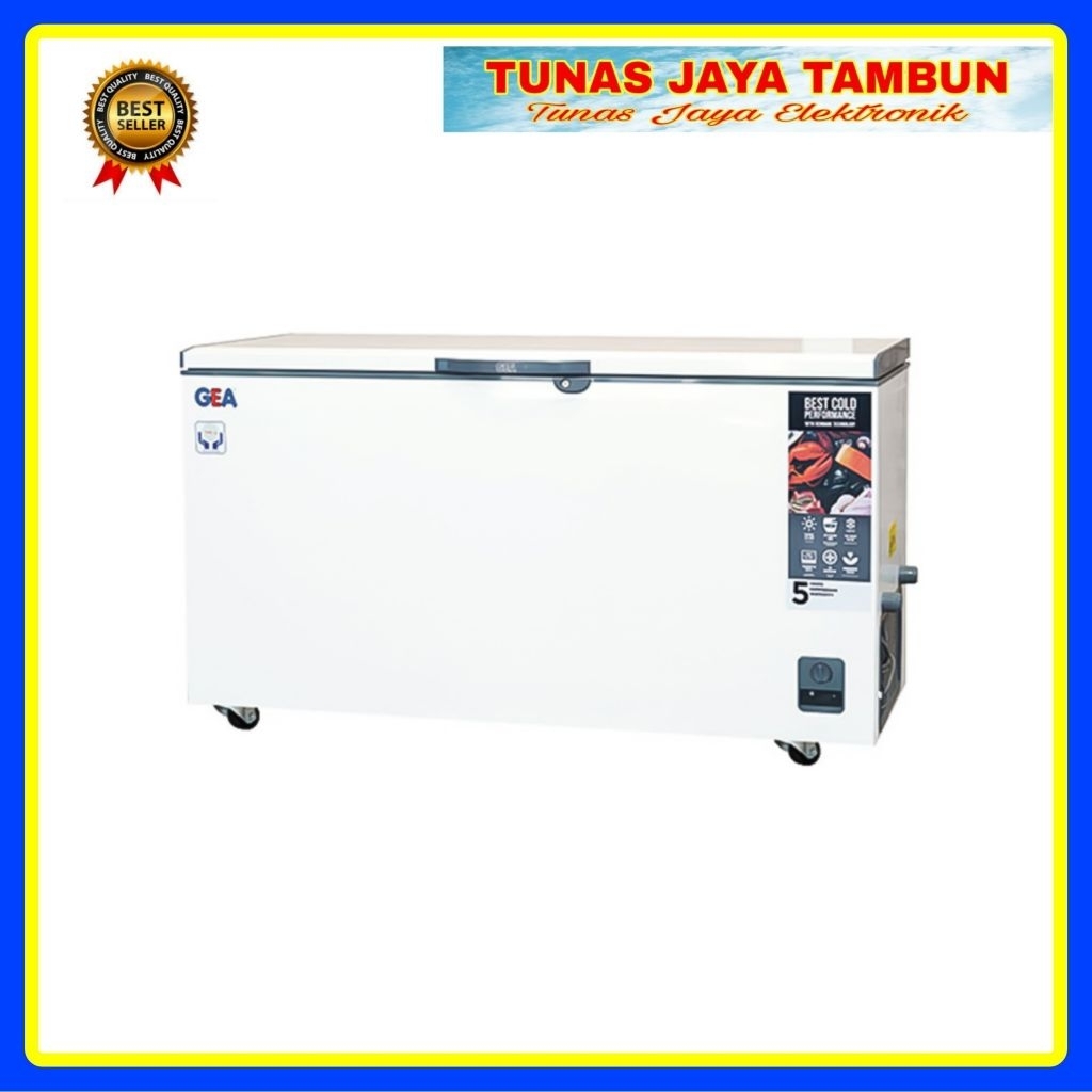 CHEST FREEZER GEA AB 506 R / BOX FREEZER GEA 420 LITER AB-506R / GEA AB506R FREEZER BOX 420 LITER