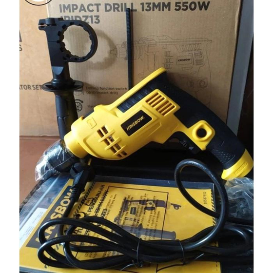 Krisbow IRIDZ 13 Mesin Bor Tembok 13mm / Impact Drill 13 mm Original