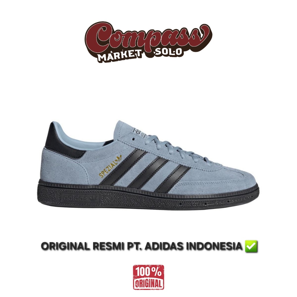 [ORIGINAL] ADIDAS HANDBALL SPEZIAL TACTILE BLUE BLACK 0886-ADIJR3668  | SNEAKERS CASUAL PRIA