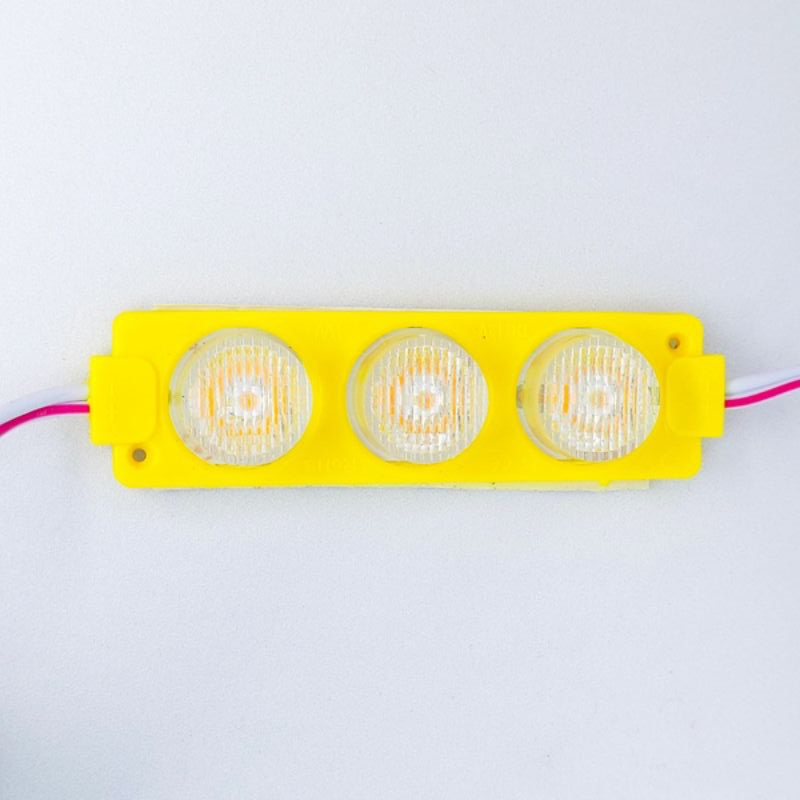 Lampu Led 3 Mata Cob 3W Kuning