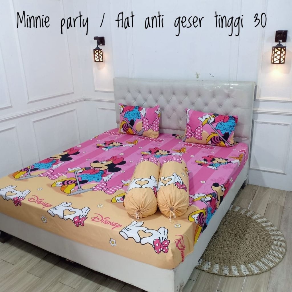 sprei set doubel karet ukr 160x200x30