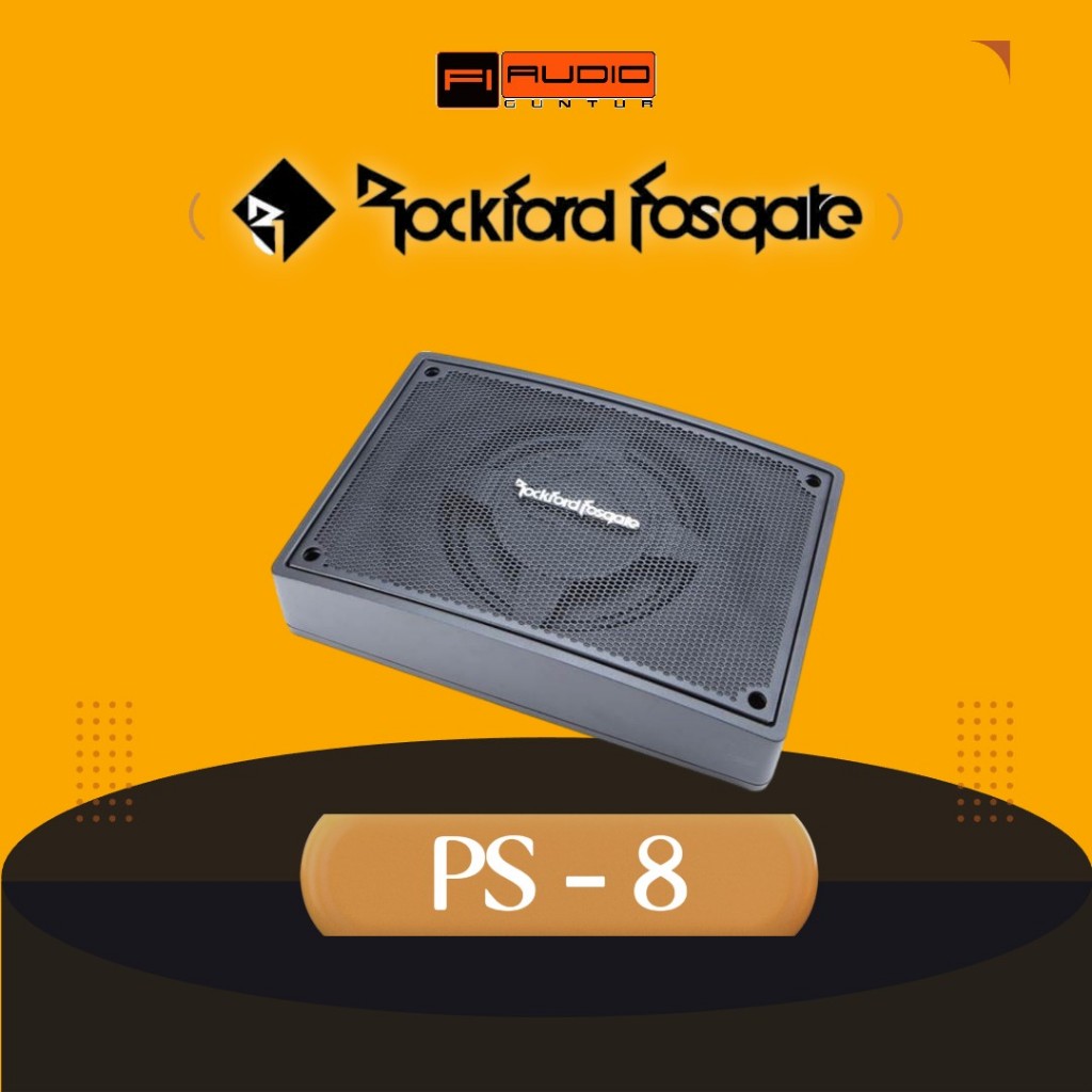 Amplifier Subwoofer Mobil - RockFord Fosgate - Rockford Punch Single Subwoofer - Rockford Ps-8 - 8 i