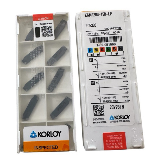 Insert Potong KGMR300-15D-LP PC5300 Made In Korea | KGMR 300-15D-LP PC5300 Korloy Korea Original