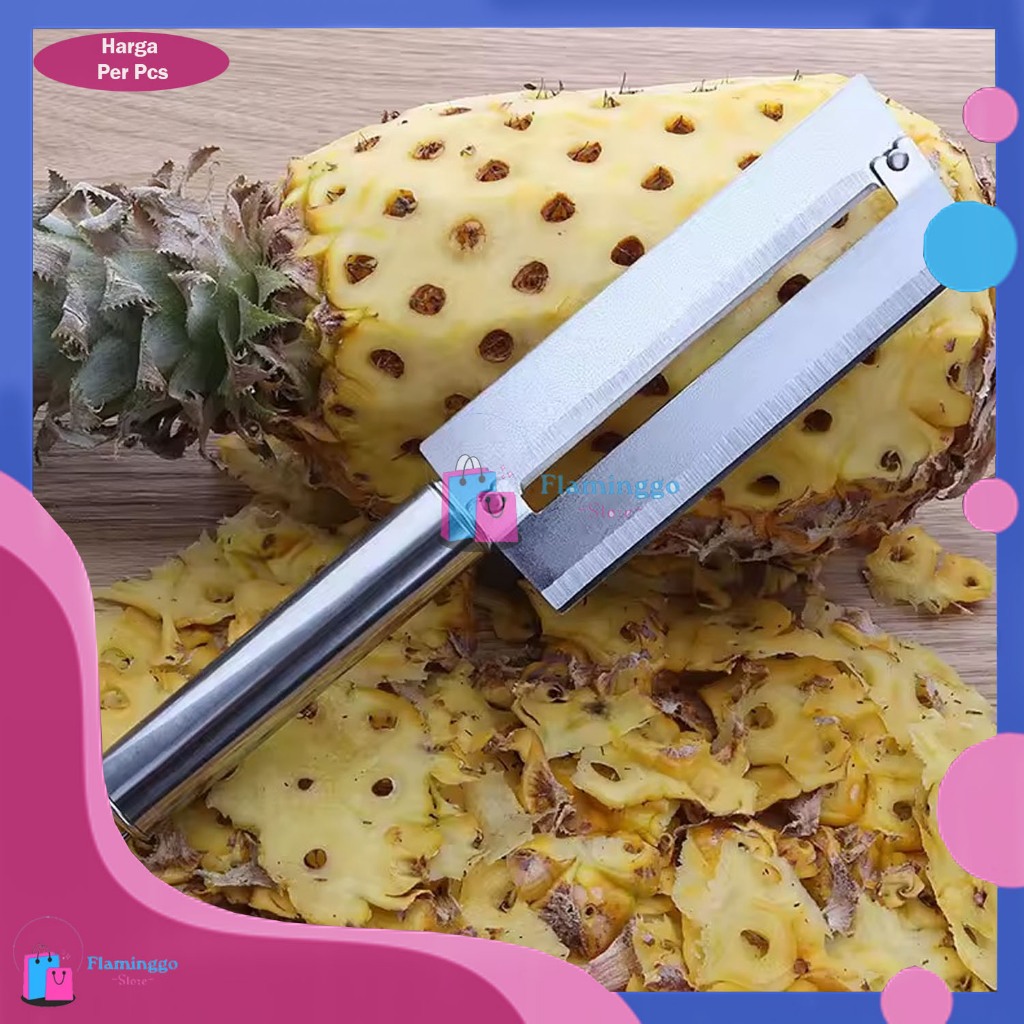 Peeler Pisau Pengupas Kulit Tebu Nanas Pemotong Keripik Talas