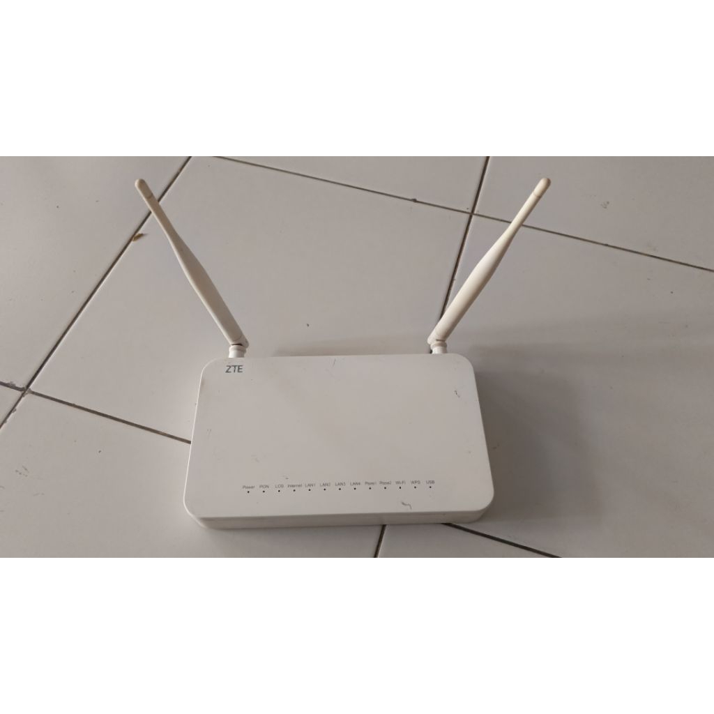 Zte F609 v5.3 GPON ONT Port BIRU mati