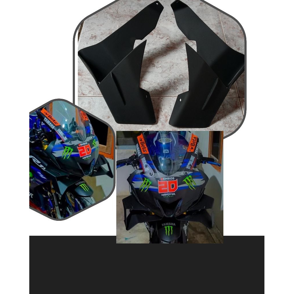 Aero wingel r15v3 model MotoGP  terbaru  winglet Aerodinamis pnp R15v3