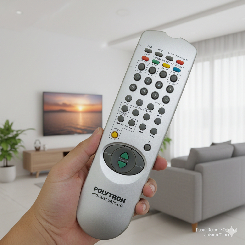 REMOTE REMOT DVD BIGBAND POLYTRON PBS SILVER ORIGINAL ASLI