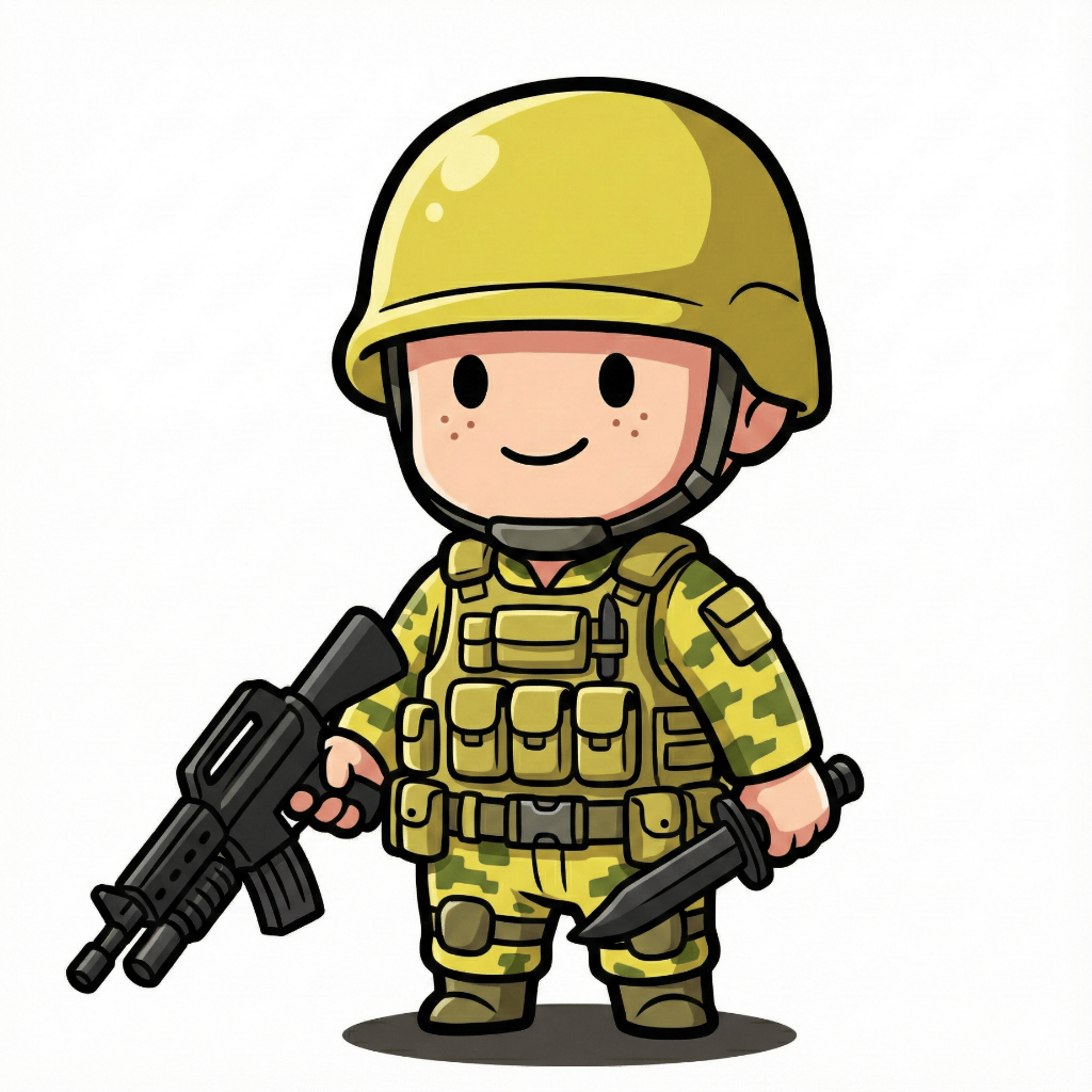 Mainan Action Figure kecil susun rakit Tentara Marinir