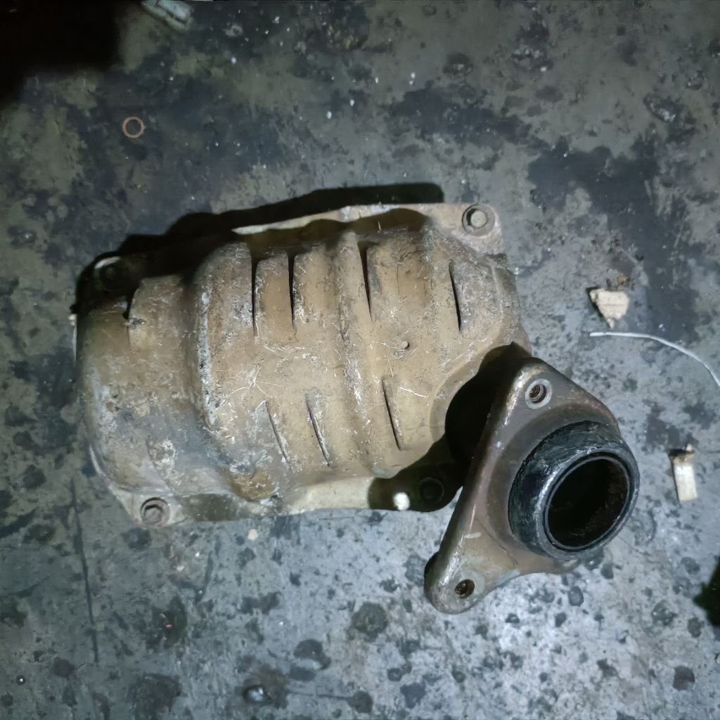 catalis katalis exhaust kenalpot knalpot ori original honda brio mobilio bekas copotan