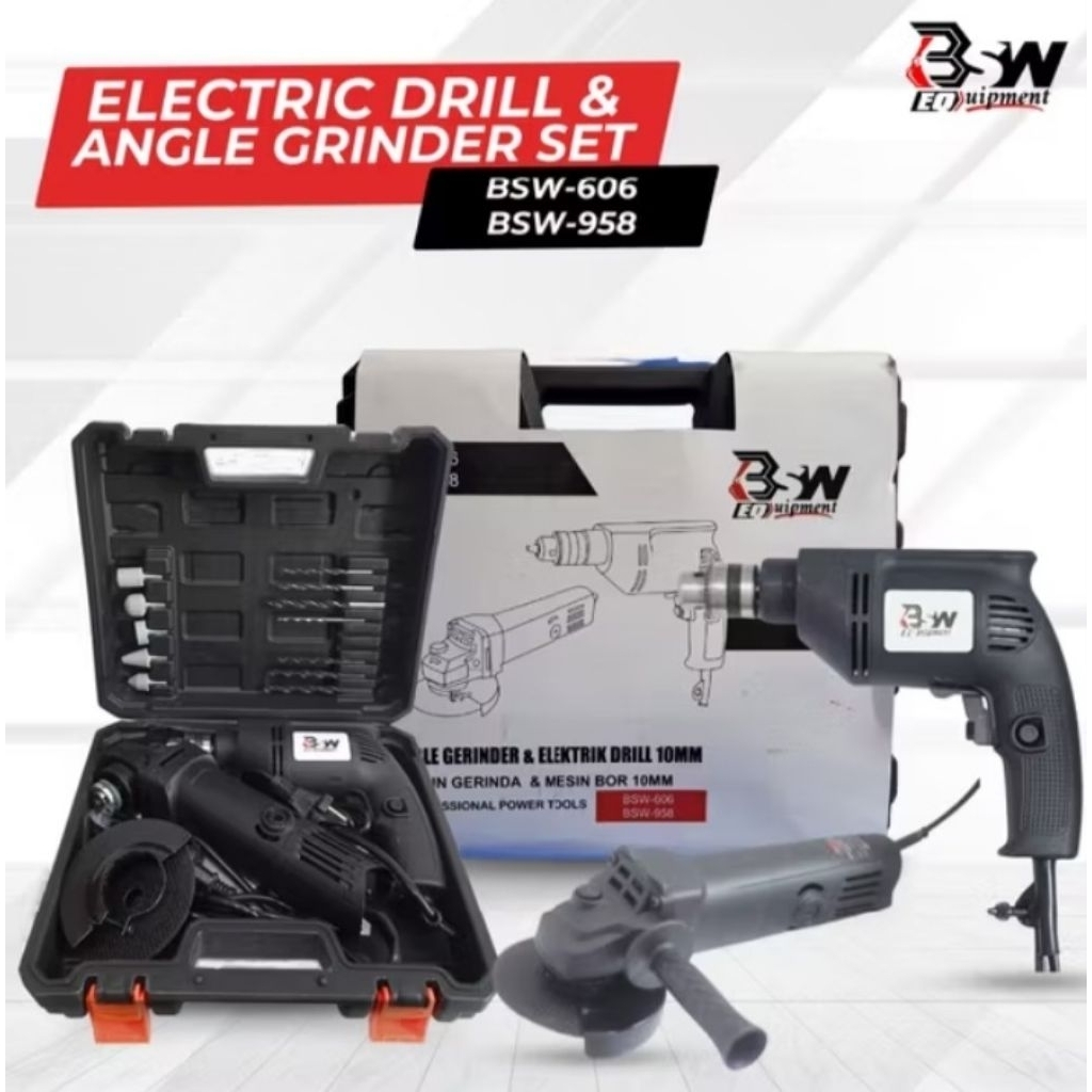 Mesin Bor & Grinda Set BSW