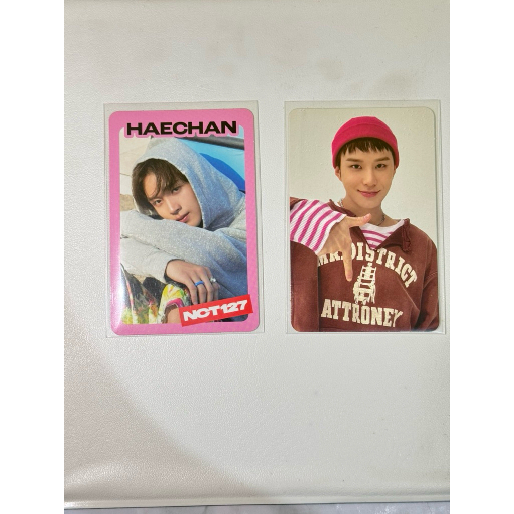 PC Photocard NCT 127 Official Trading Card Ay-Yo Ay Yo Haechan Jungwoo Ready Stock