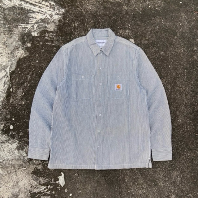 CARHARTT L/S BALTIMORE HICKORY SHIRT