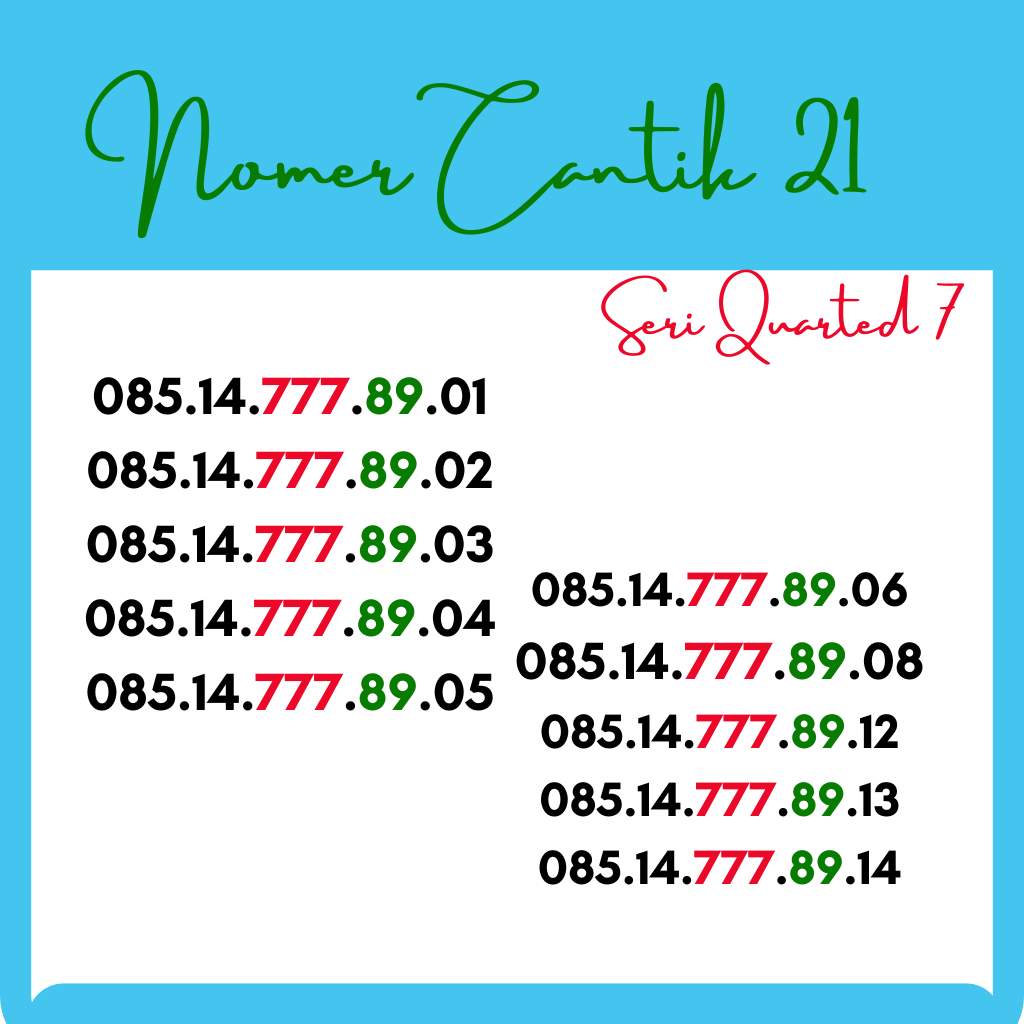 NOMOR CANTIK MURAH BYU