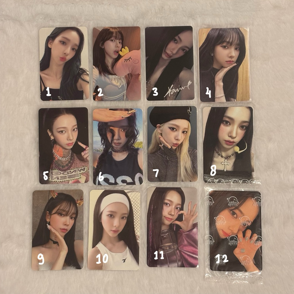 [BACA DESK] Photocard Karina Aespa Official TC Pink Christmas My World Synk Sg24 Armageddon Whiplash