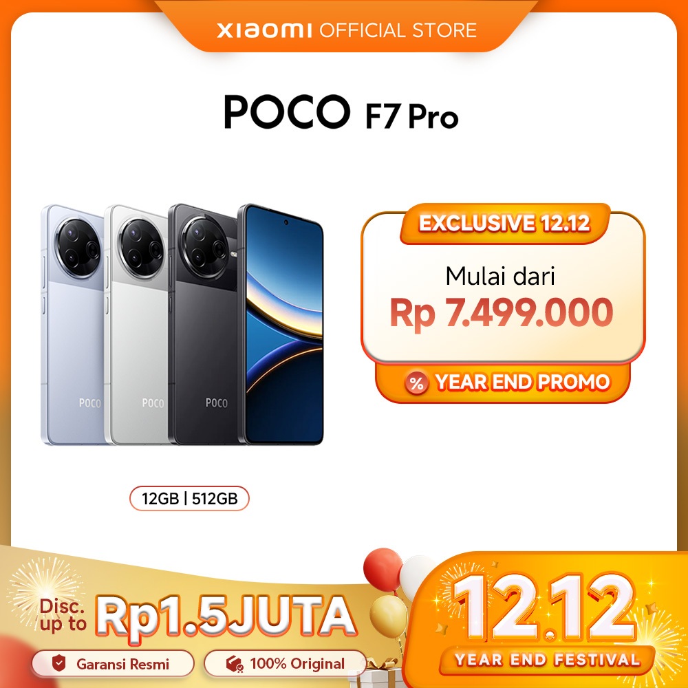 POCO F7 Pro (12GB/512GB) | Snapdragon® 8 Gen 3 | Massive 6000mAh battery | 2K 120Hz Flow AMOLED disp