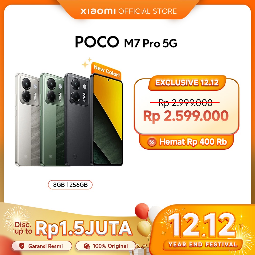 POCO M7 Pro 5G (8/256GB) | Dimensity 7025-Ultra | 5110mAh battery | 120Hz FHD+ eye-care AMOLED displ