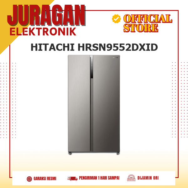Kulkas 2 Pintu HITACHI HRSN955DXIDSide By Side Inverter 525L HRSN955DXID 955DXID