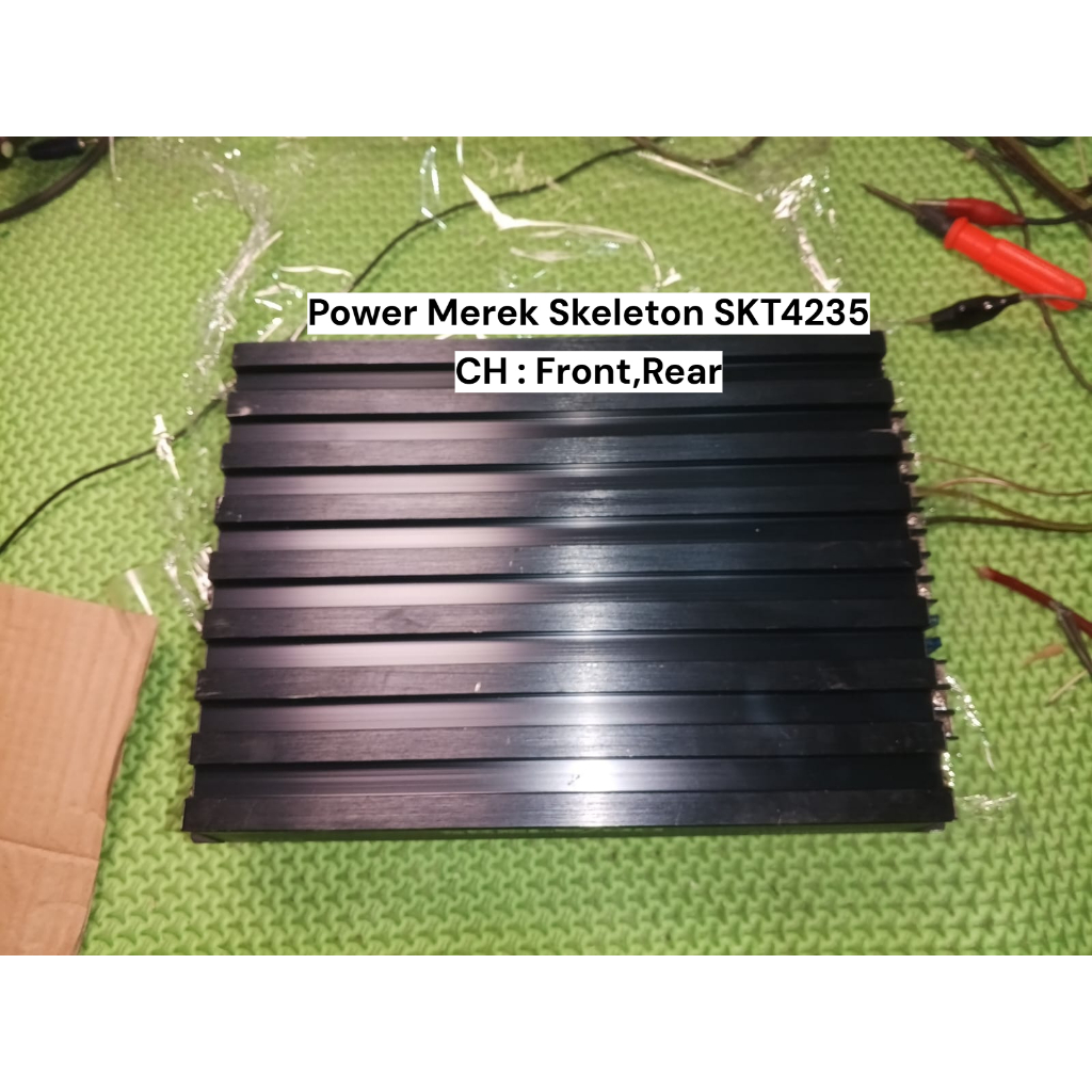 Power Audio Mobil Front Rear Ch Merek Skeleton SKT4235 | Kondisi Bekas Normal