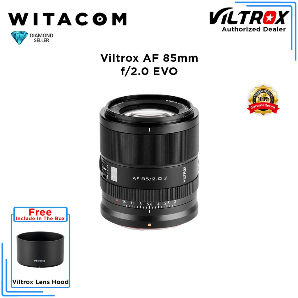 Lensa Viltrox AF 85mm f/2.0 Z for Nikon Z-Mount - Garansi Resmi