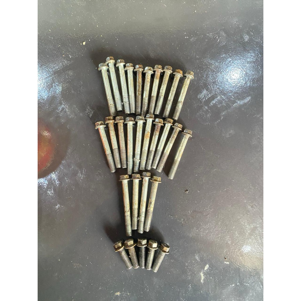 baut mesin klx150 original copotan motor