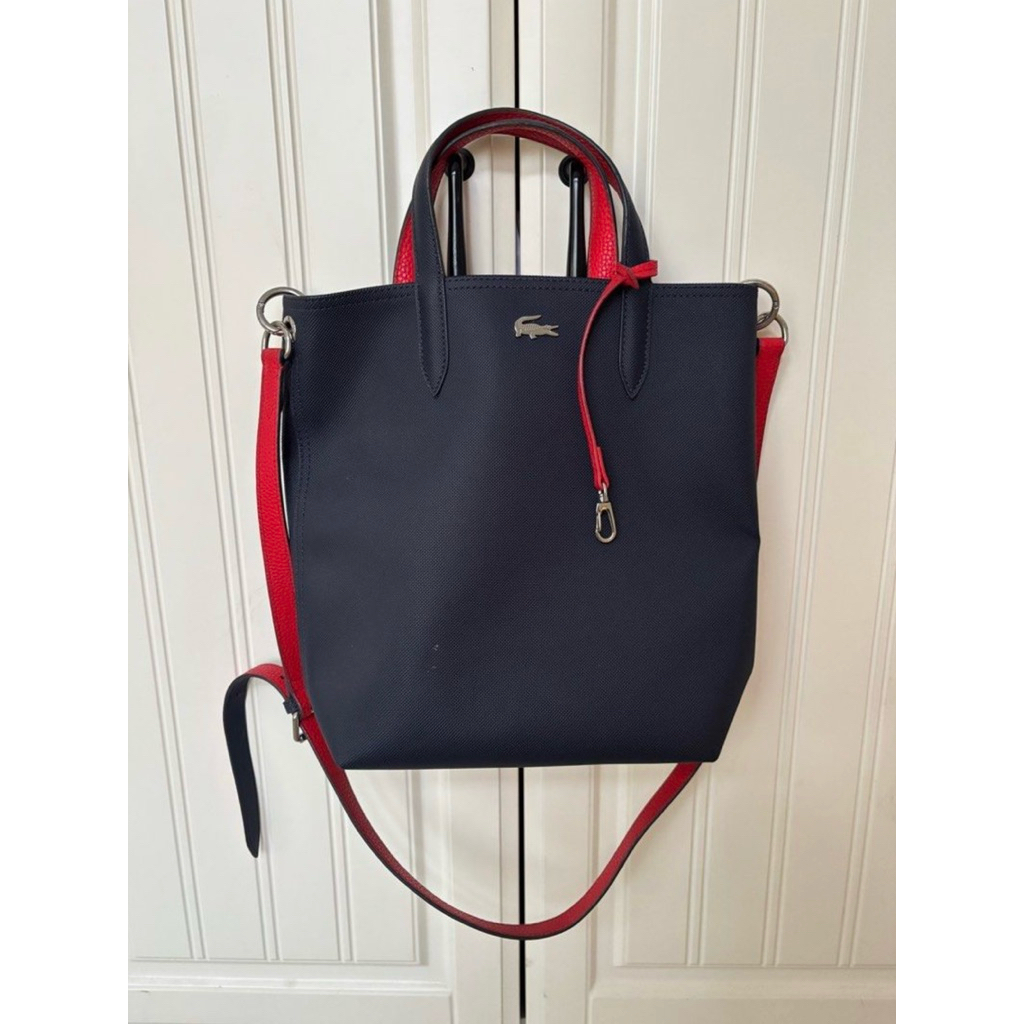 Lacoste Medium Reversible Women Totebag | Tas Wanita Lacoste ORIGINAL Boleh Nego Tipisss