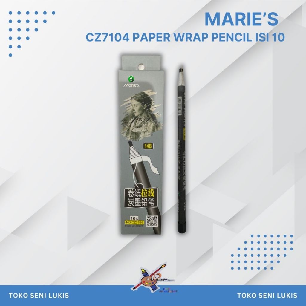 MARIES CZ7104 PAPER WRAP PENCIL 14 B ISI 10