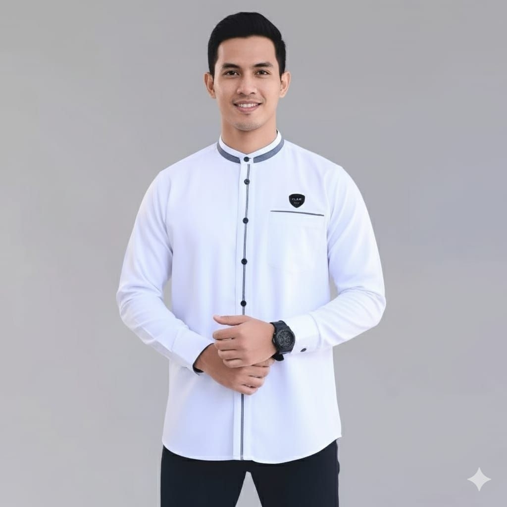 BAJU KOKO LENGAN PANJANG | BAJU KOKO TERBARU M L XL XXL
