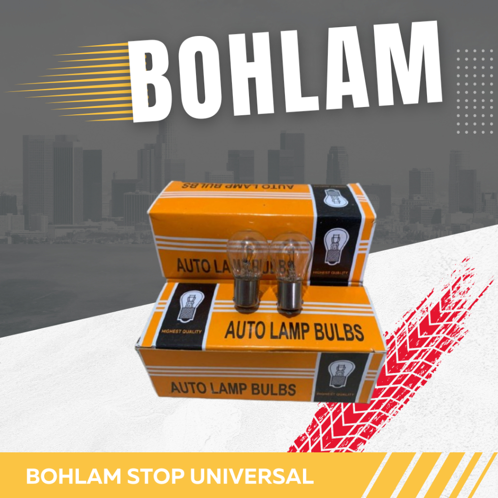 BOHLAM REM MOTOR LAMPU STOP BELAKANG MOTOR BOHLAM BELAKANG UNIVERSAL ALL MOTOR