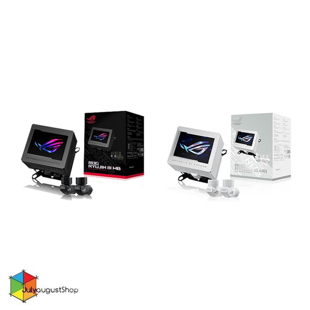 ROG RYUJIN III WB  A 3.5-inch LCD screen provides hardware information and customizable GIF animatio