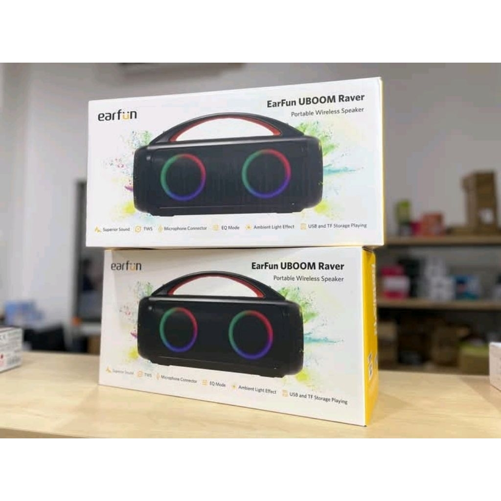 EARFUN UBOOM RAVER KARAOKE 90 WATT DEEP BASS