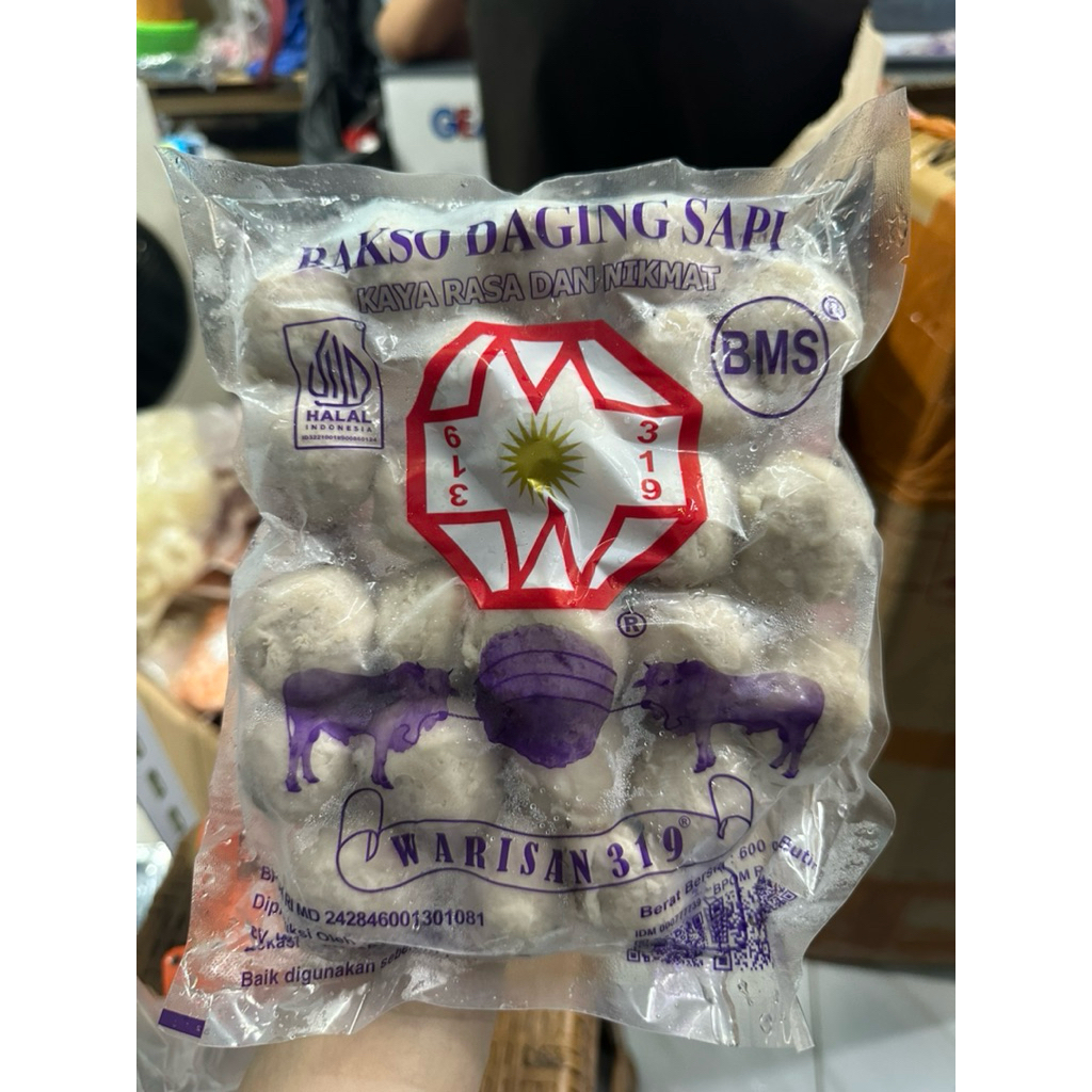 bakso warisan BMS jumbo ukuran besar isi 25pcs bakso ekonomis