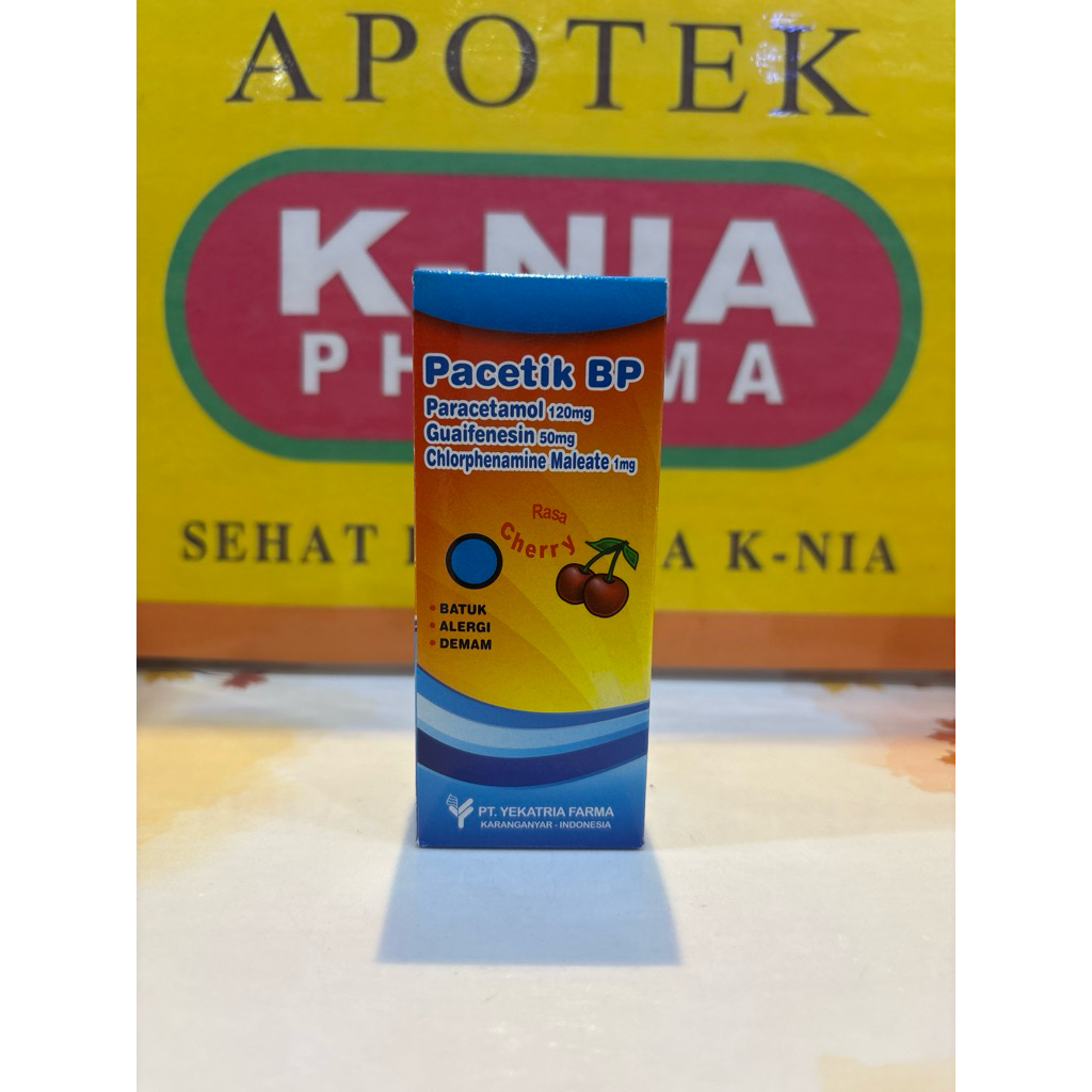 Pacetik BP Sirup Anak 60ml obat batuk berdahak alergi dan demam