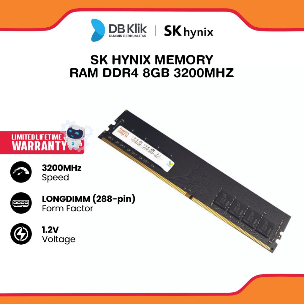 SK hynix Memory RAM DDR4 8GB 3200MHz