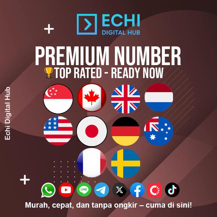 Nomor Virtual Luar Negeri Premium Bergaransi