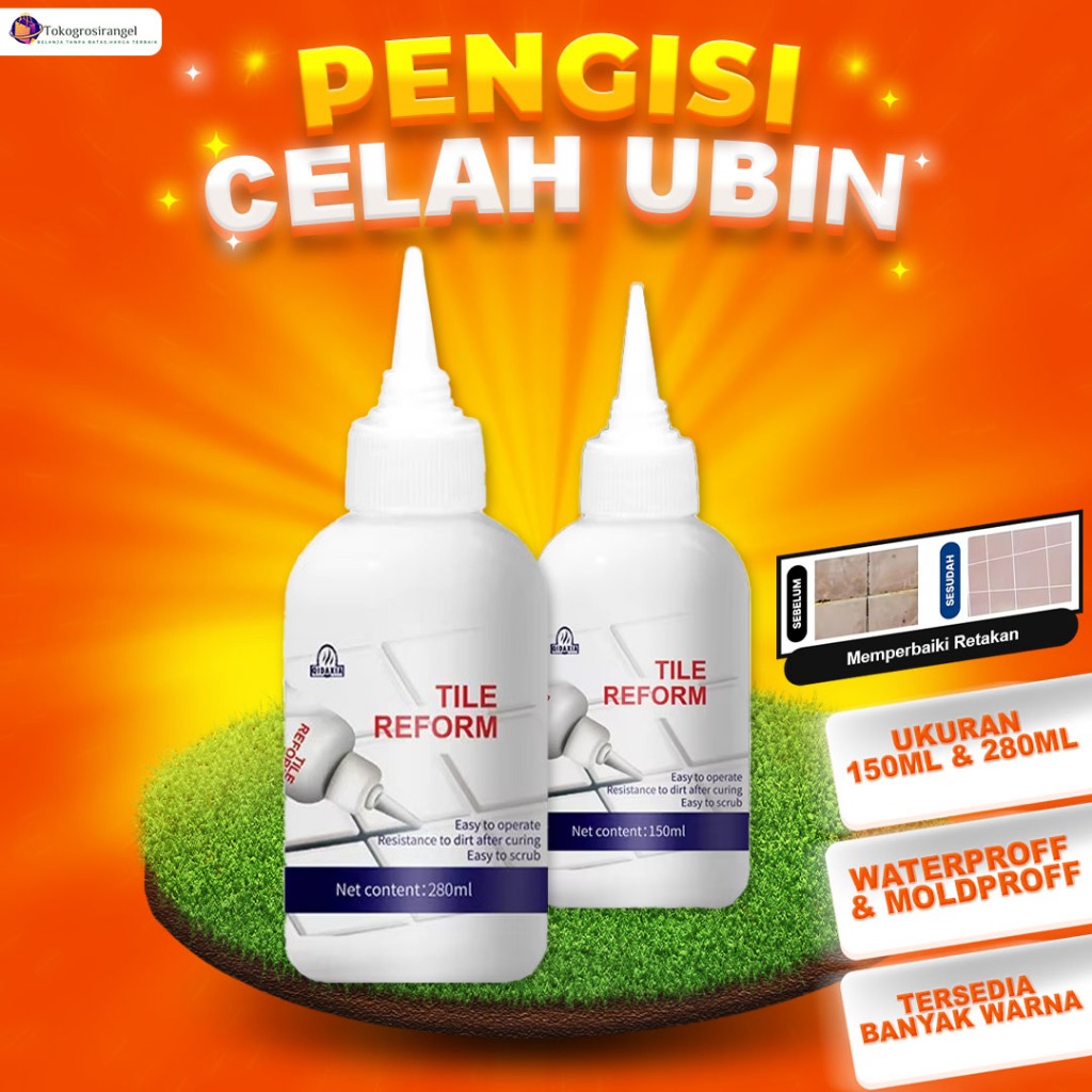 Pengisi Celah Nat Keramik Warna Putih Perawatan Ubin Lantai