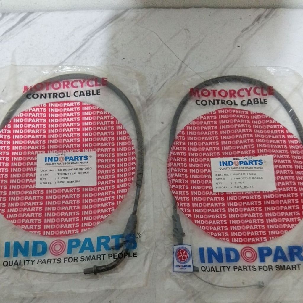 Kabel Gas Indopart Smash, Blitz