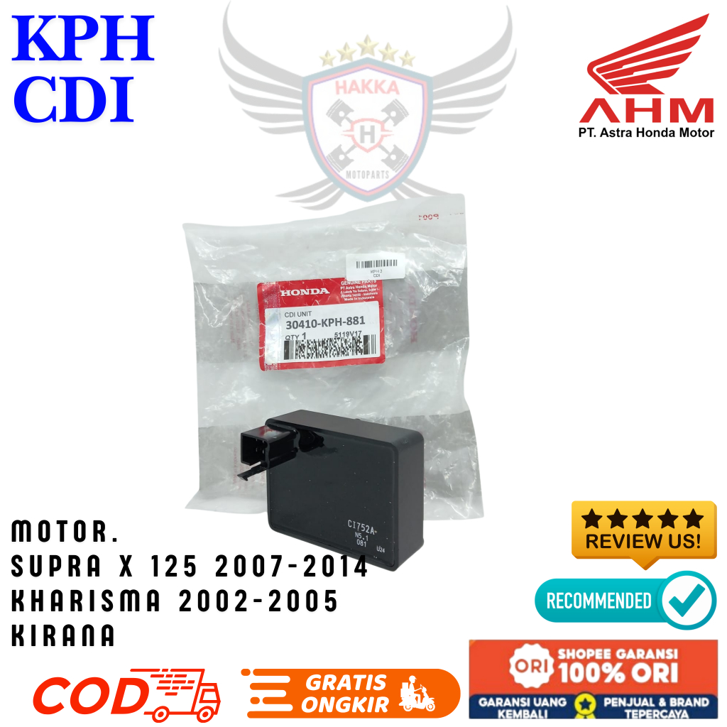 KPH CDI ASLI HONDA KHARISMA LAMA,CDI ASLI HONDA SUPRA X 125 KARBU