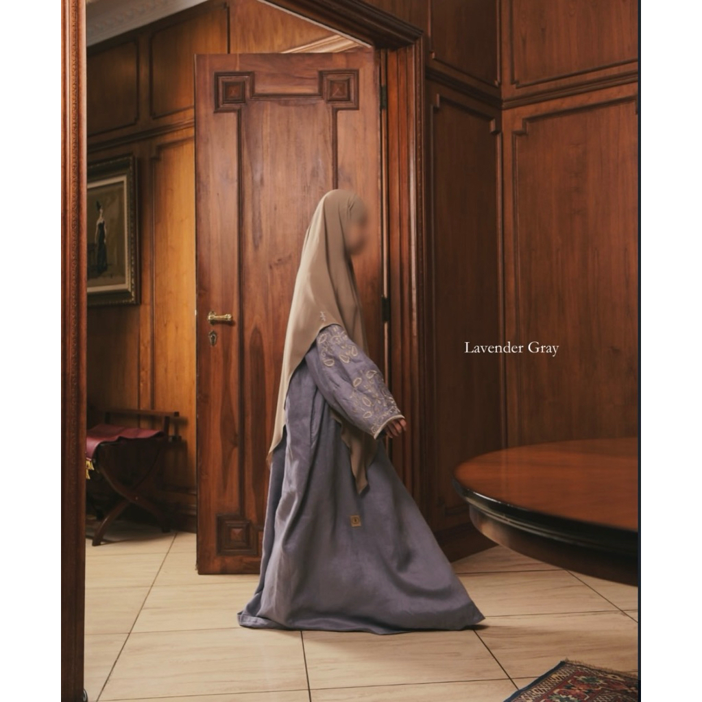 Aafiya abaya Maryam lavender Aiza Habibah taupe