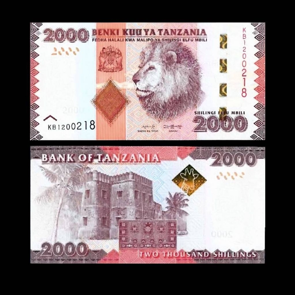 TANZANIA 20 SHILLINGS 2020 UNC GRESS ORIGINAL